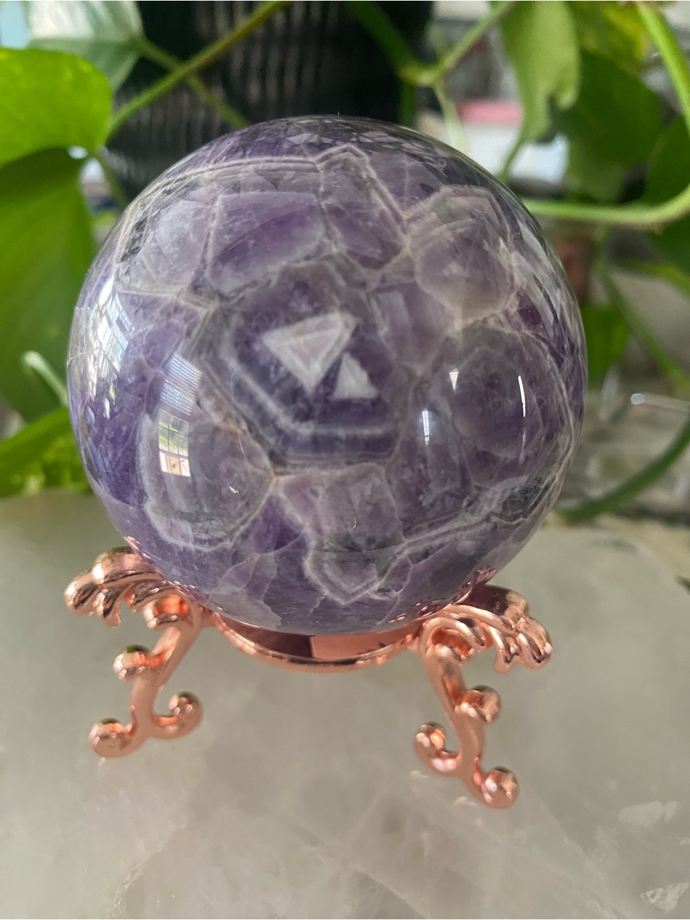 💜🔮 2.71” DREAM AMETHYST SPHERE 🔮💜